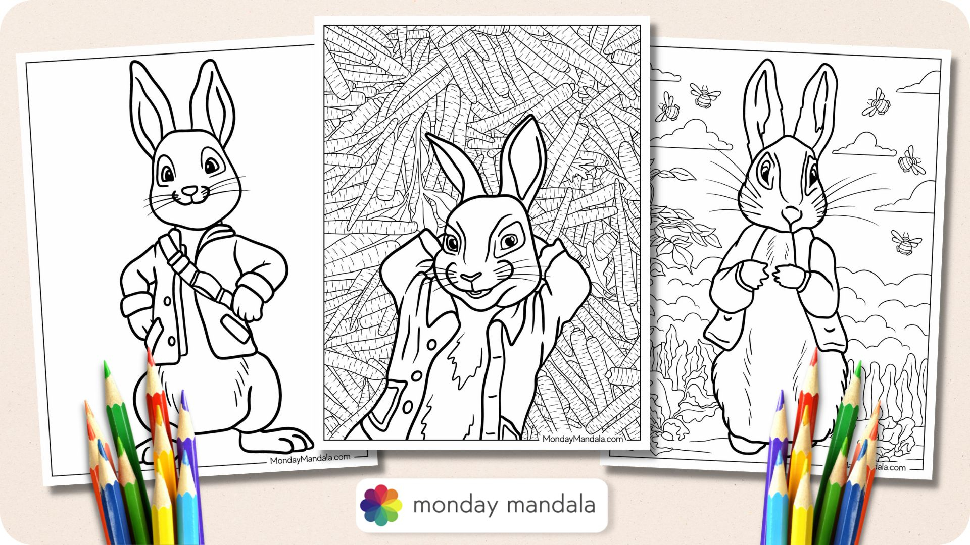 20 Peter Rabbit Coloring Pages (Free Pdf Printables) for Free Printable Peter Rabbit Coloring Pages