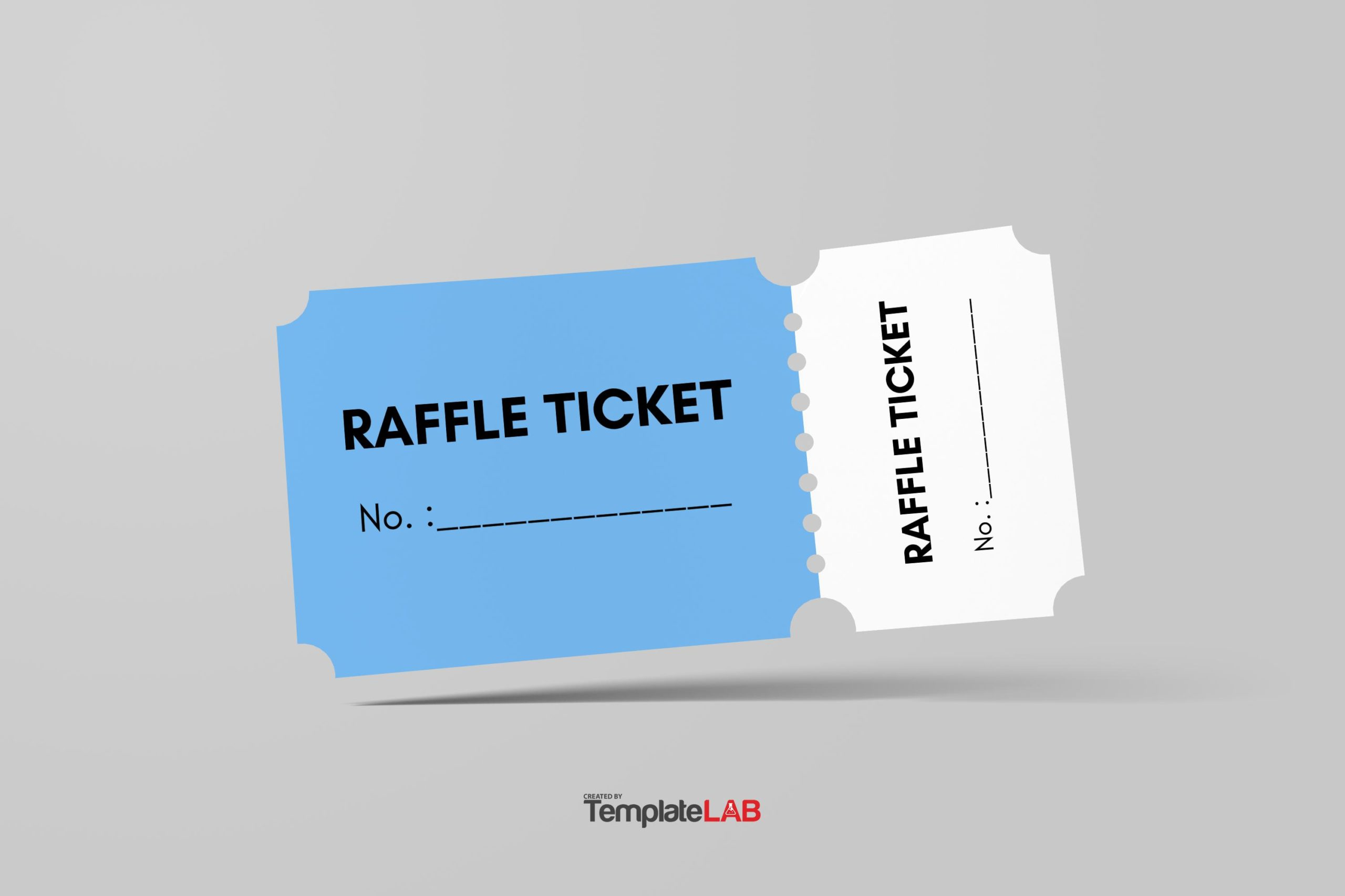 20+ Printable Raffle Ticket Templates [Free] - Templatelab for Free Printable Raffle Tickets With Stubs