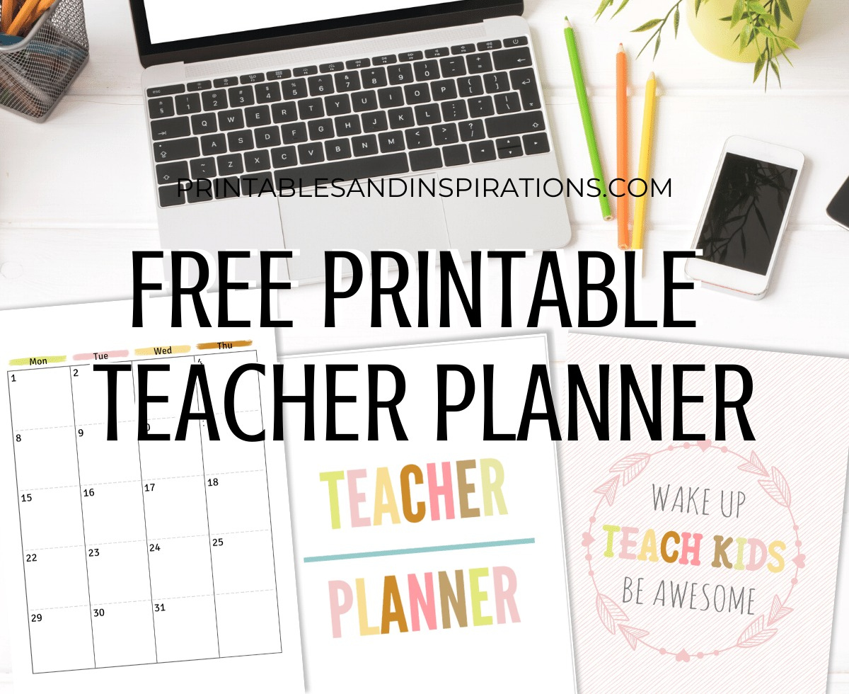 2024 2025 Teacher Planner Free Printable - Printables And Inspirations pertaining to Printable Teacher Planner Free