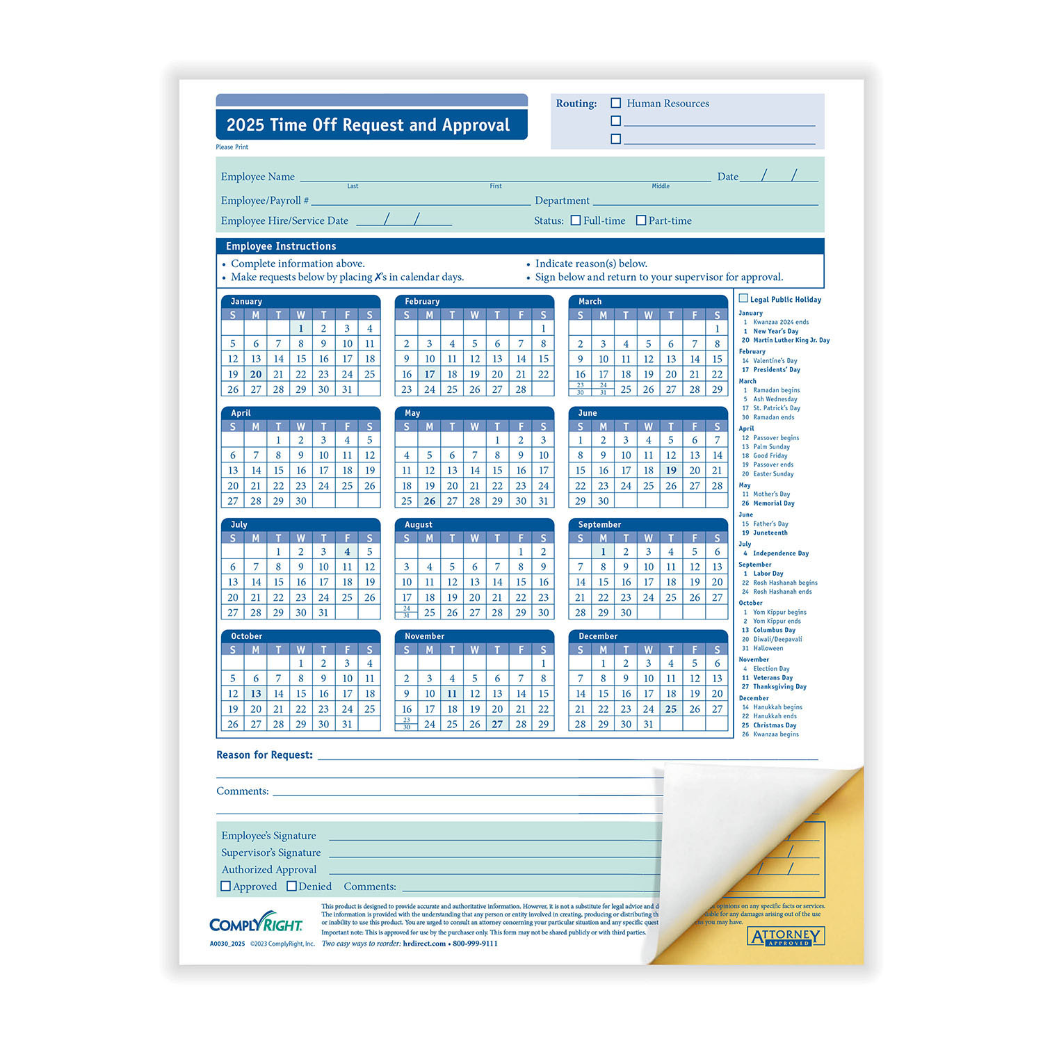 2024 Employee Vacation Planning | Vacation Planner | Hrdirect regarding Form W 4 2025 Free Printable