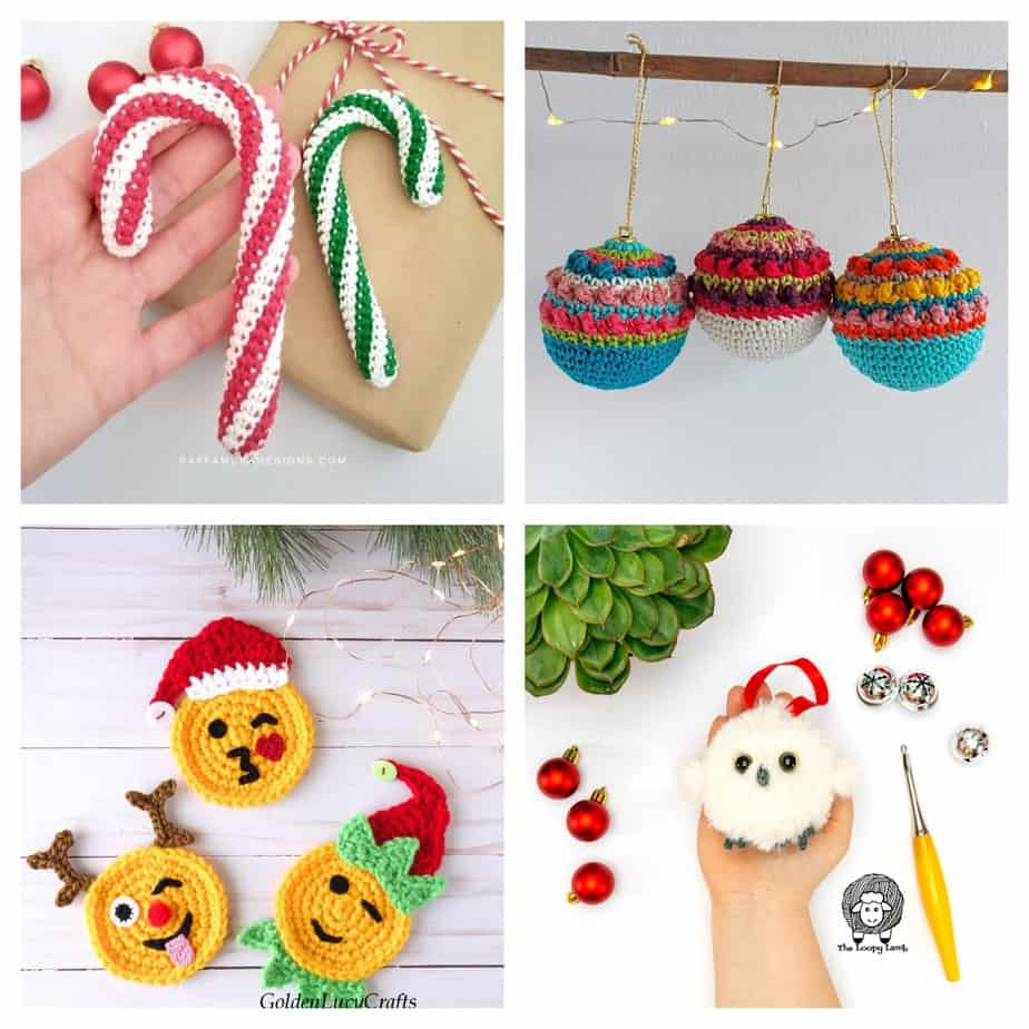 21 Free Crochet Patterns For Christmas Ornaments - Annie Design pertaining to Free Printable Christmas Crochet Patterns