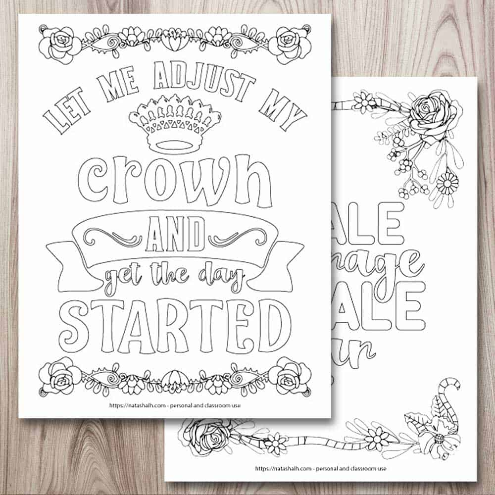 21+ Free Inspirational Coloring Pages (For When You&amp;#039;Re Having A regarding Free Printable Quote Coloring Pages for Adults