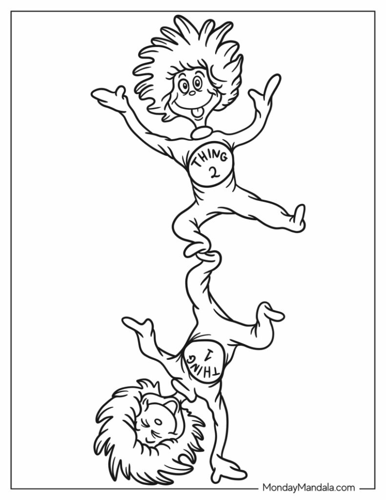 22 Dr. Seuss Coloring Pages (Free Pdf Printables) in Free Printable Dr Seuss Coloring Pages