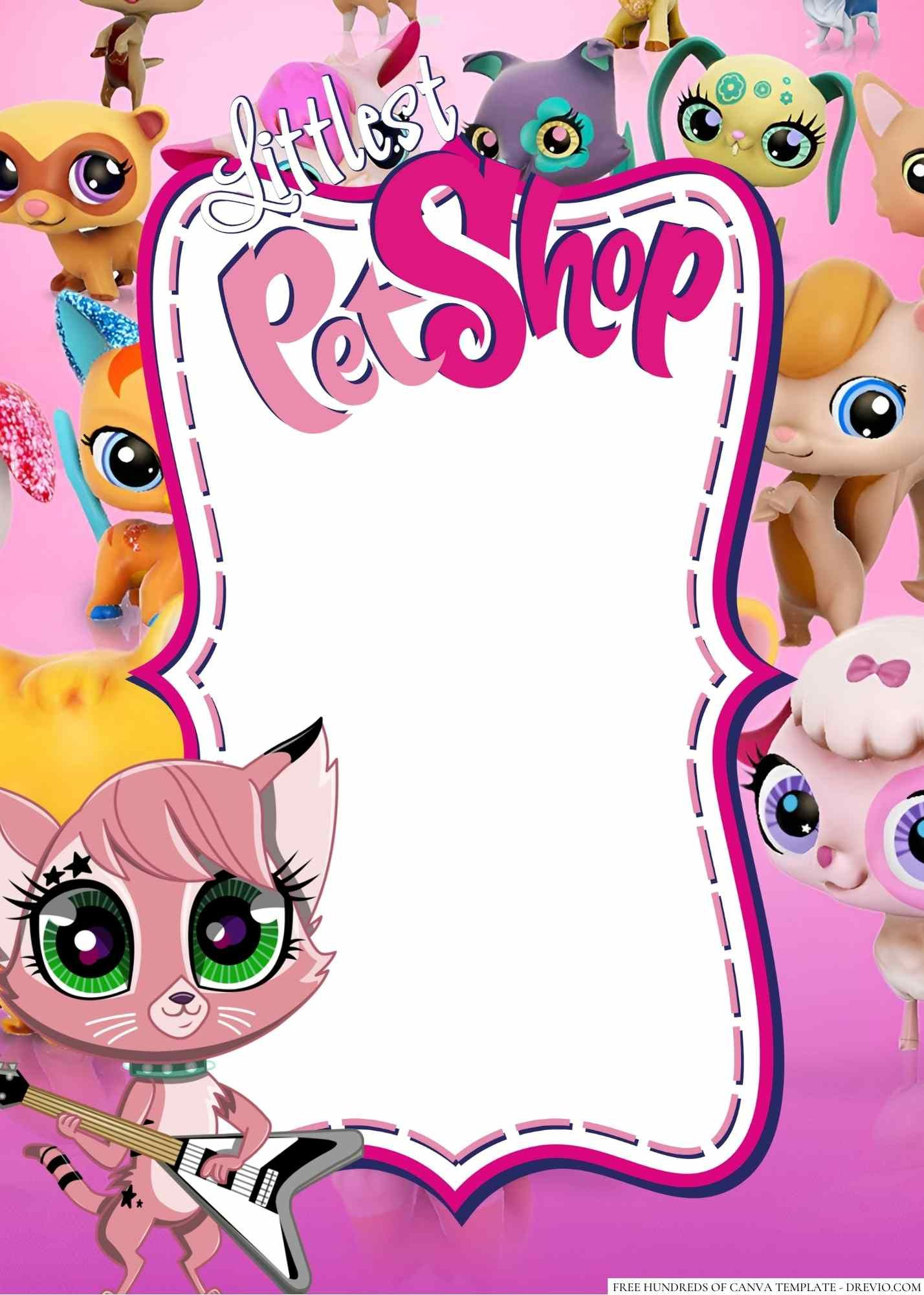 22+ The Littlest Pet Shop Canva Birthday Invitation Templates for Littlest Pet Shop Invitations Printable Free