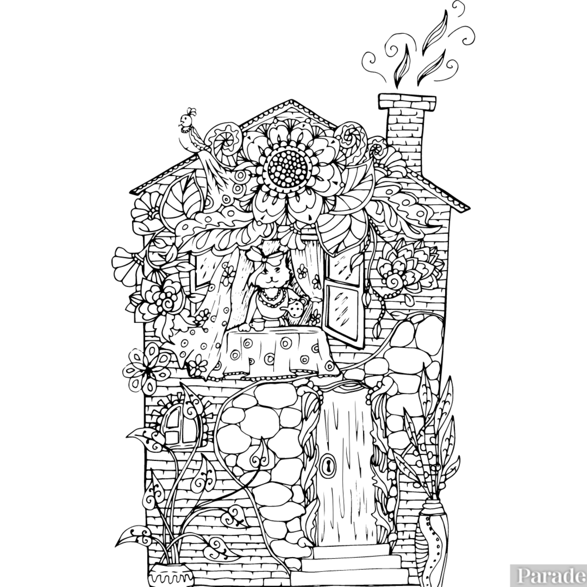 25 Free Printable Coloring Pages For Adults - Parade with regard to Free Printable Coloring Pages For Adults Advanced