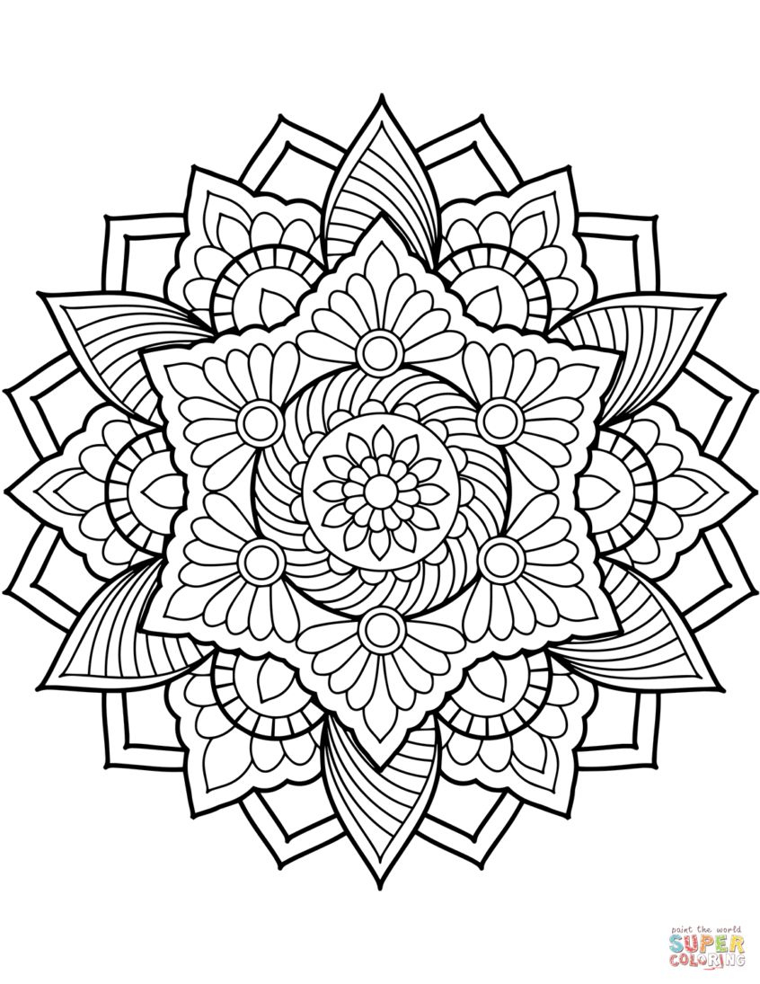 27+ Best Picture Of Free Printable Mandala Coloring Pages in Free Mandalas to Colour in Printable