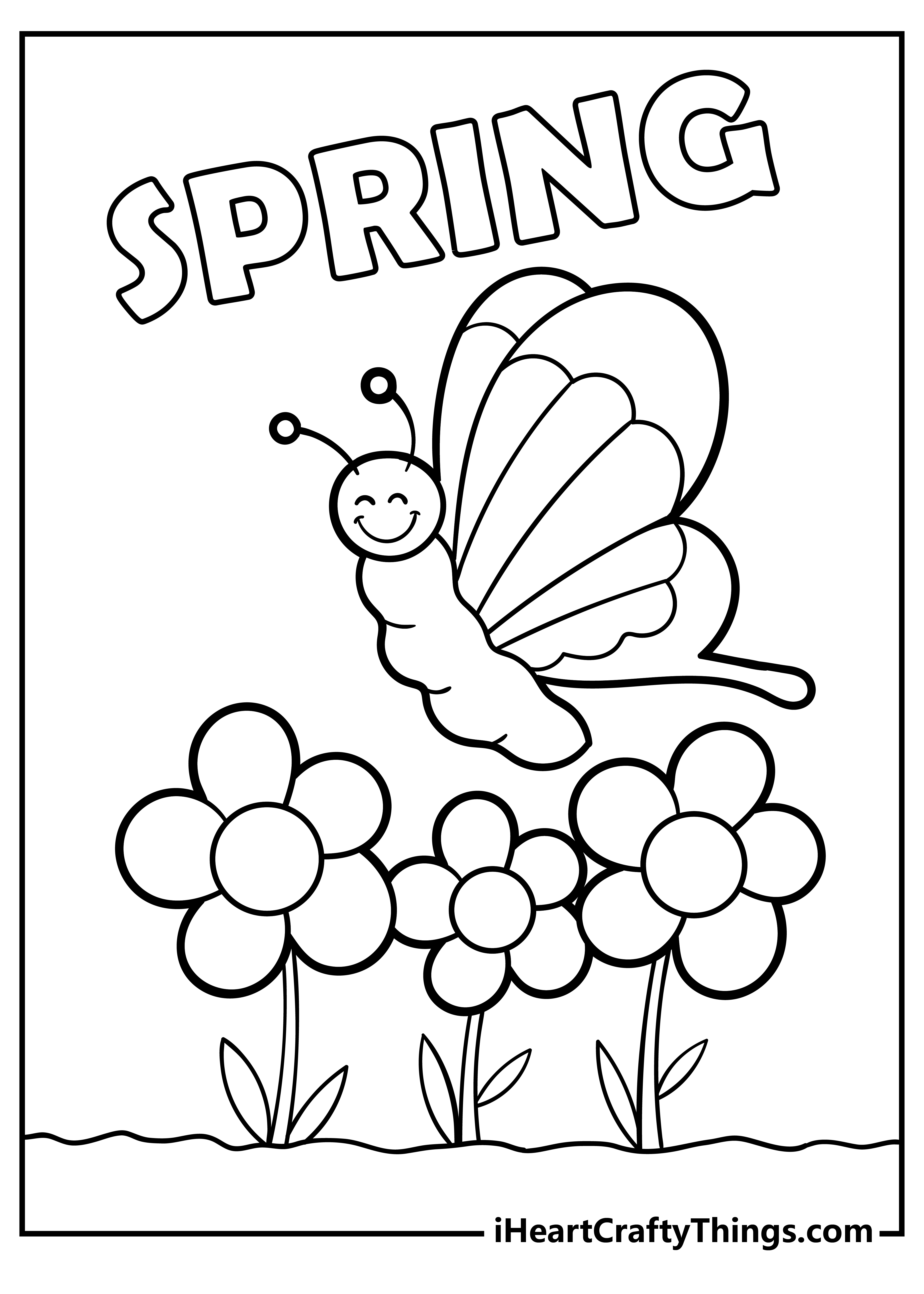 27 Spring Coloring Pages 2024 (100% Free Printables) pertaining to Free Printable Spring Coloring Pages