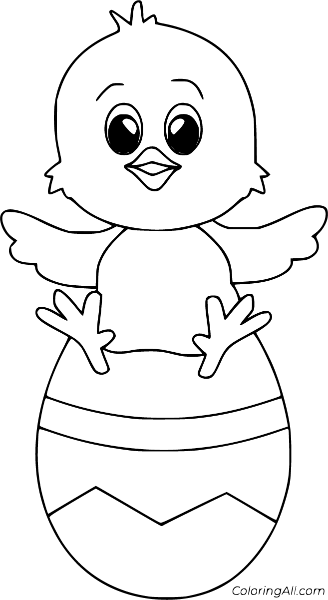 29 Free Printable Easter Chick Coloring Pages, Easy To Print From within Free Printable Easter Baby Chick Coloring Pages