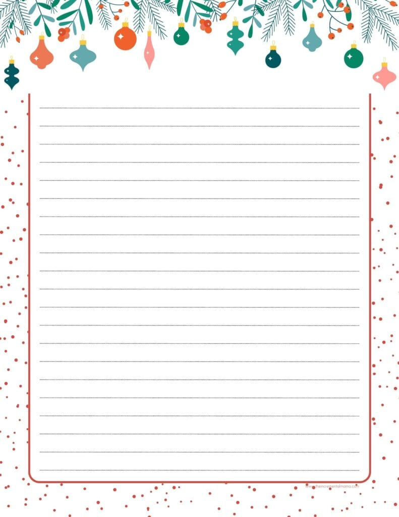 30+ Free Printable Christmas Border Printable Templates - The pertaining to Free Printable Christmas Stationery for Kids