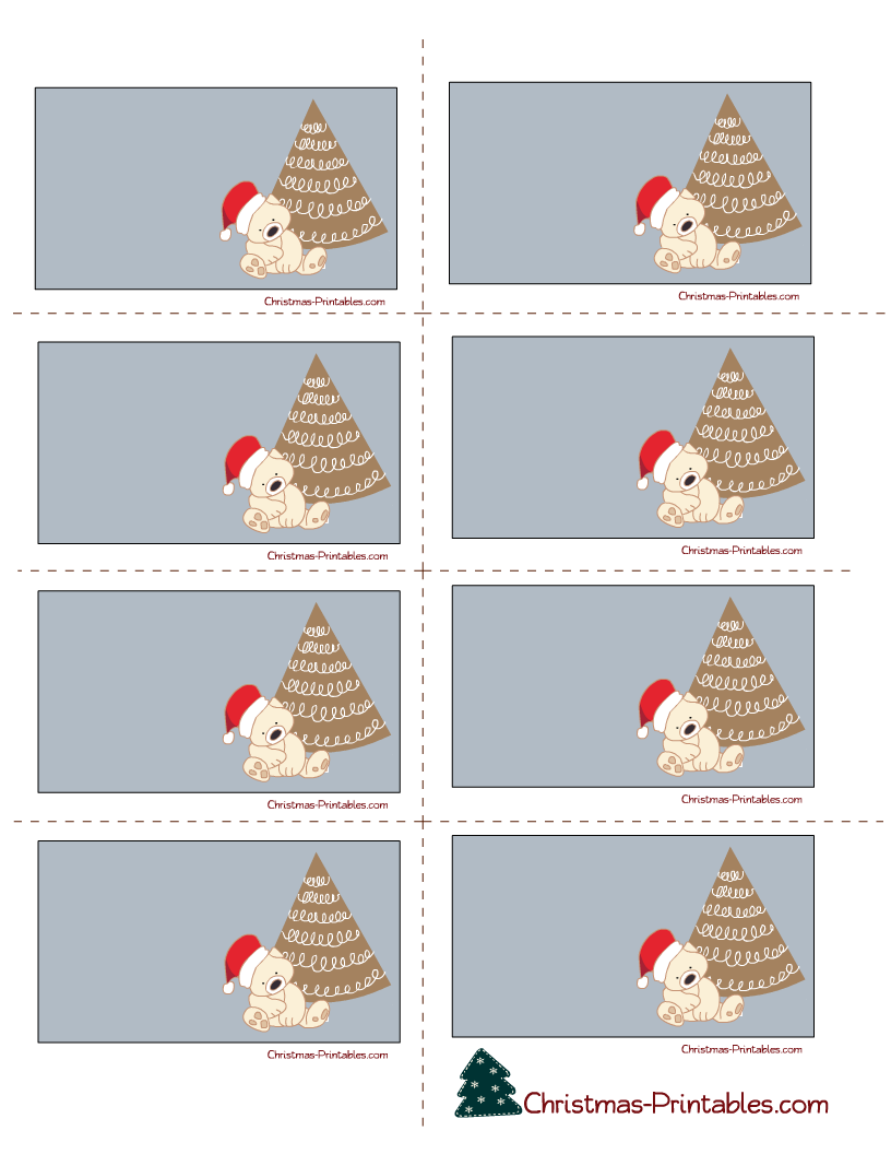 30 Free Printable Christmas Labels inside Free Printable Holiday Labels