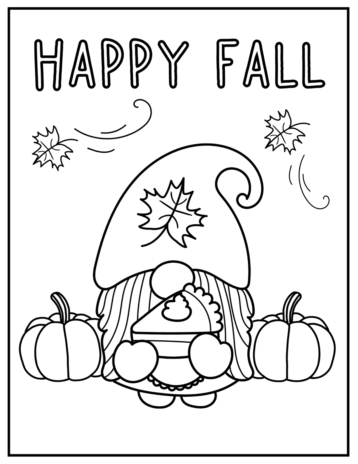 30 Free Printable Fall Coloring Pages - Prudent Penny Pincher within Free Printable Fall Coloring Pages