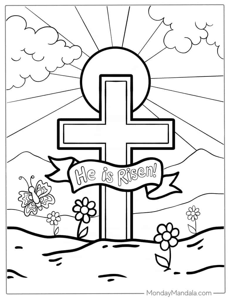 30 Jesus Coloring Pages (Free Pdf Printables) with Free Printable Christian Coloring Pages