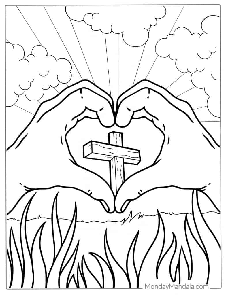 30 Jesus Coloring Pages (Free Pdf Printables) with regard to Free Printable Jesus Coloring Pages