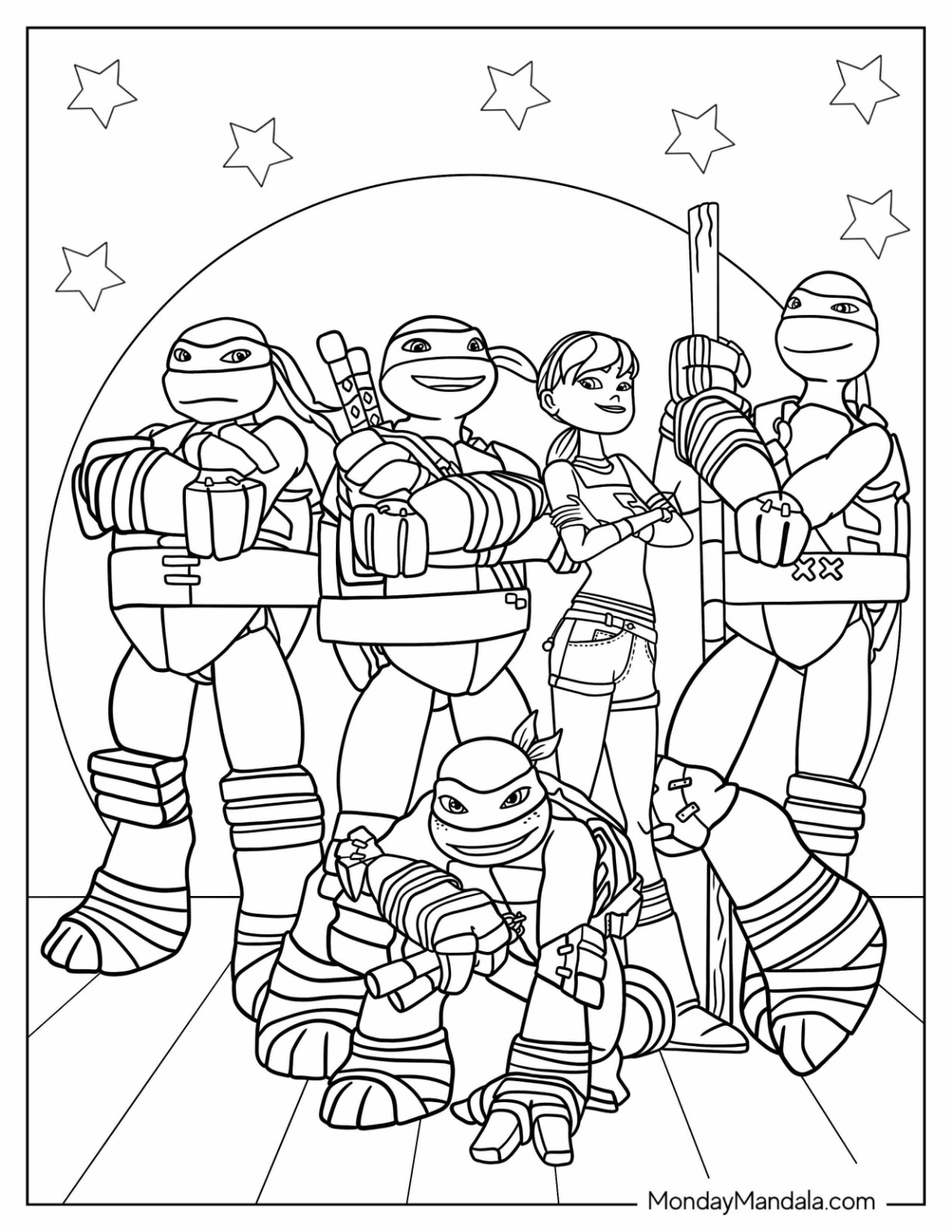 30 Ninja Turtles Coloring Pages (Free Pdf Printables) within Teenage Mutant Ninja Turtles Printables Free