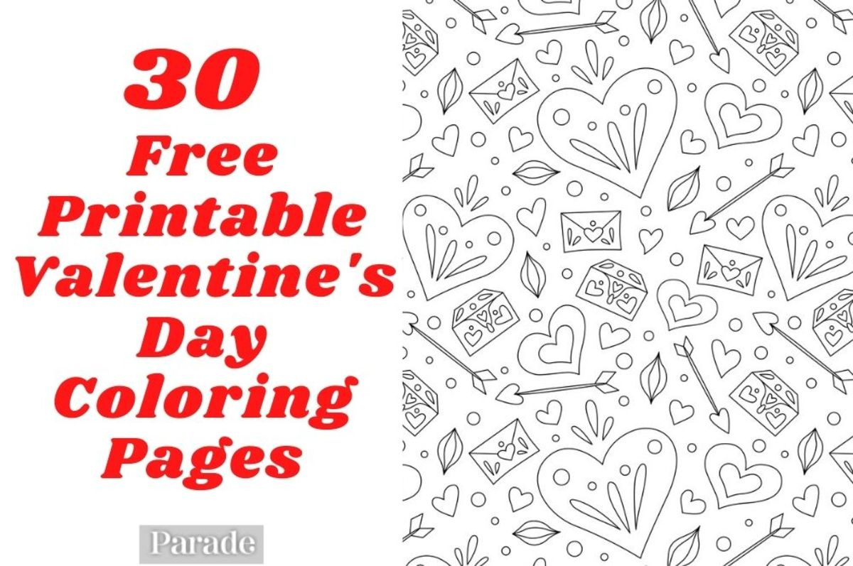 30 Valentine&amp;#039;S Day Coloring Pages: Free Printable For Kids, Adults inside Free Printable Valentines Day Coloring Pages