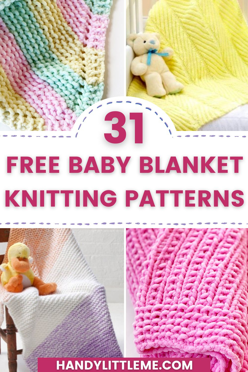 31 Free Baby Blanket Knitting Patterns (Easy Knit Blankets within Free Printable Knitting Patterns For Baby Blankets