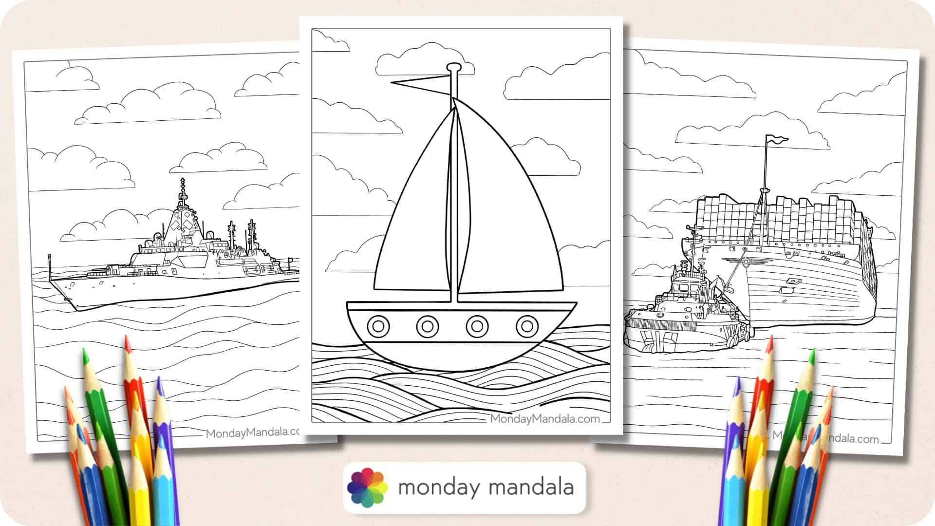 32 Boat &amp;amp; Ship Coloring Pages (Free Pdf Printables) intended for Free Printable Boat Pictures