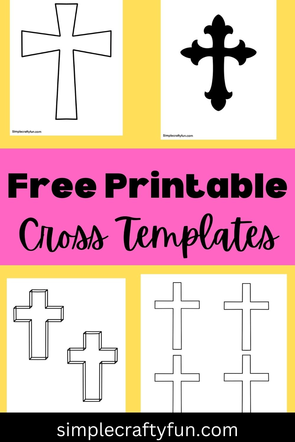 32 Free Printable Easter Crosses And Coloring Pages - with regard to Free Printable Cross