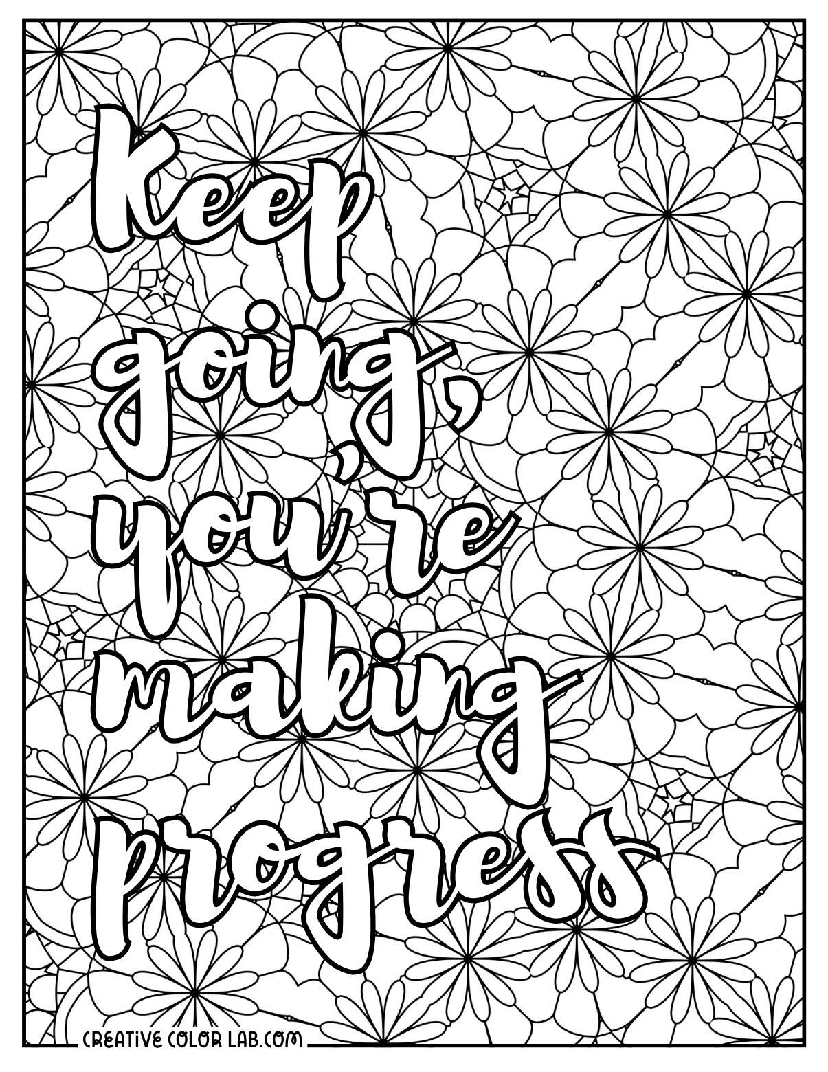 33 Inspirational Quotes Coloring Pages | Positive Pdf Printables pertaining to Free Printable Inspirational Coloring Pages