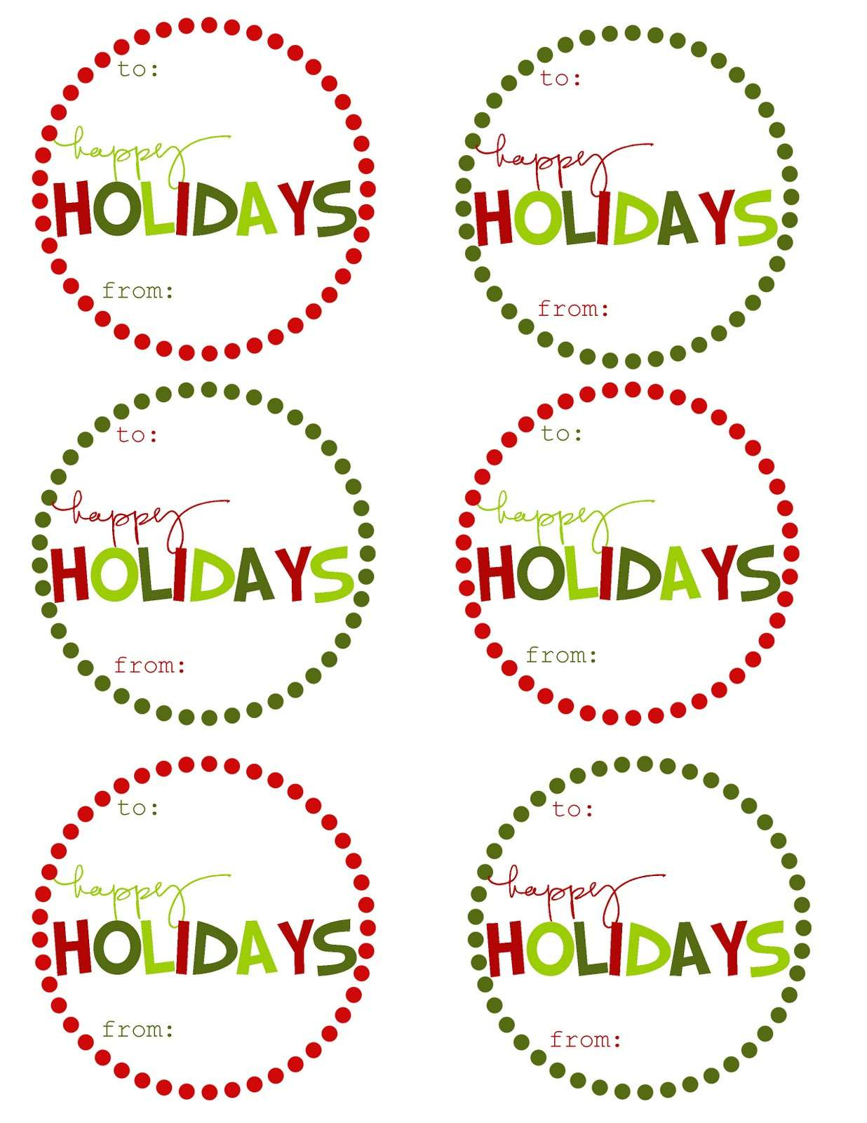 38 Sets Of Free Printable Christmas Gift Tags throughout Free Printable Christmas Tags