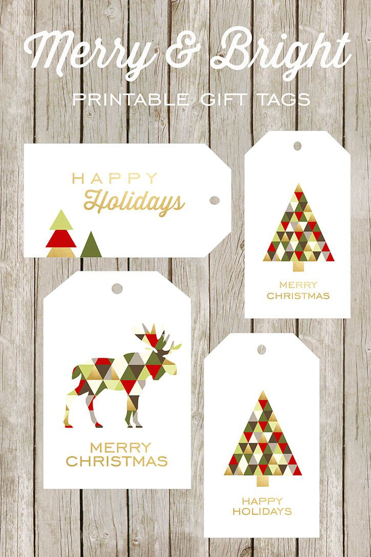 38 Sets Of Free Printable Christmas Gift Tags with regard to Free Printable Happy Holidays Gift Tags