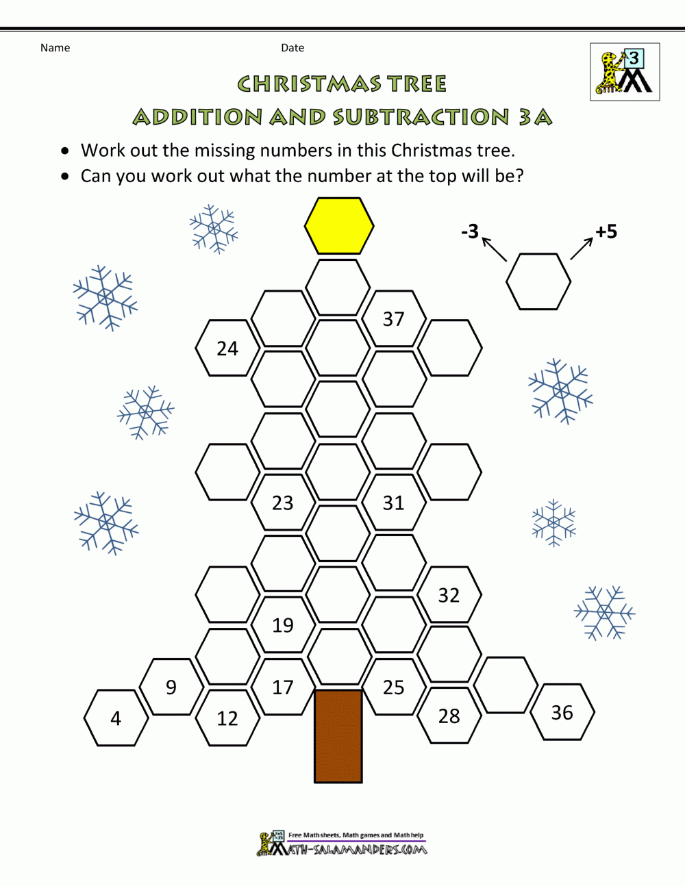 3Rd Grade Christmas Math Worksheets pertaining to Free Printable Christmas Worksheets For Third Grade