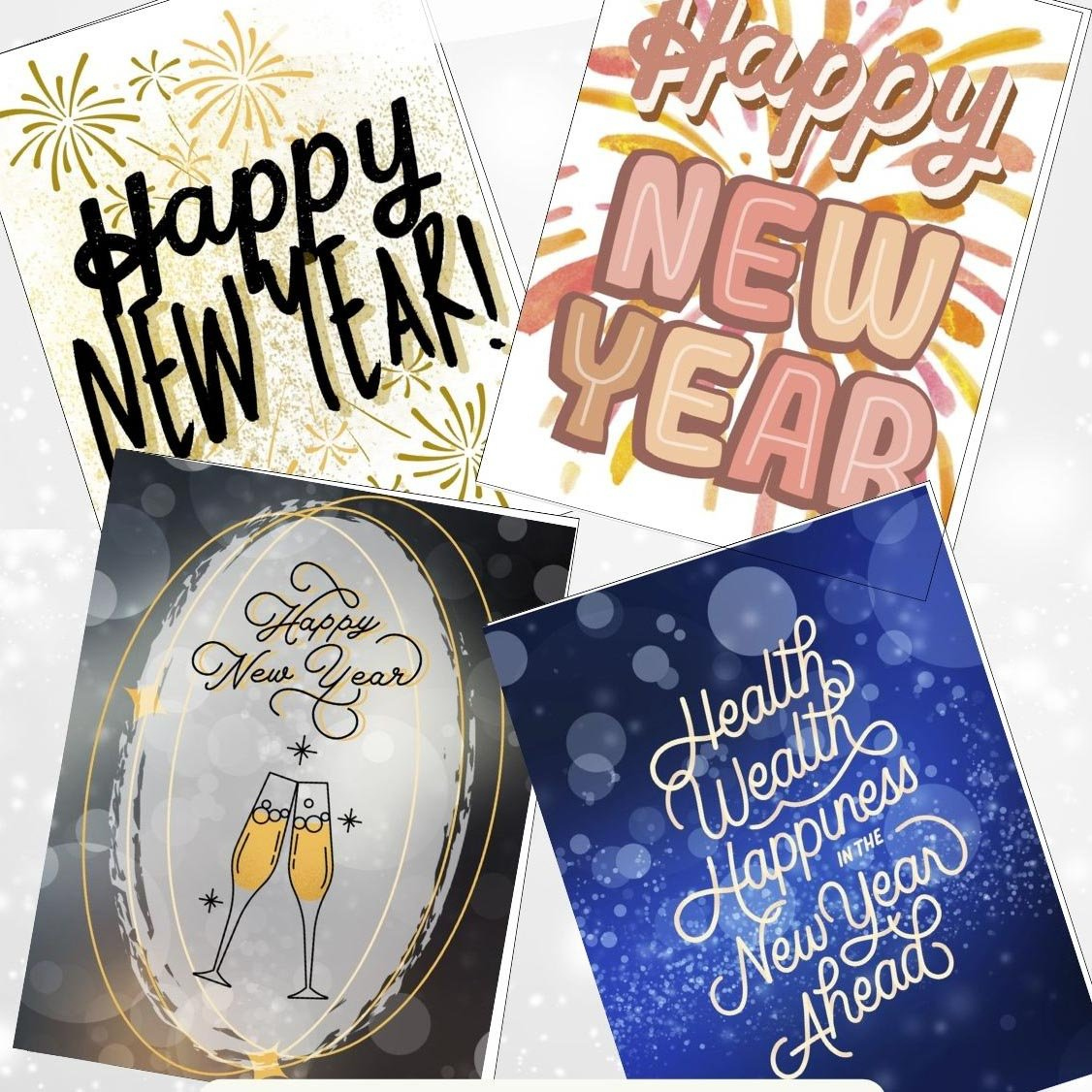 4 Free Printable Happy New Year Cards (For 2024) – Sustain My with regard to Free Printable Happy New Year Cards