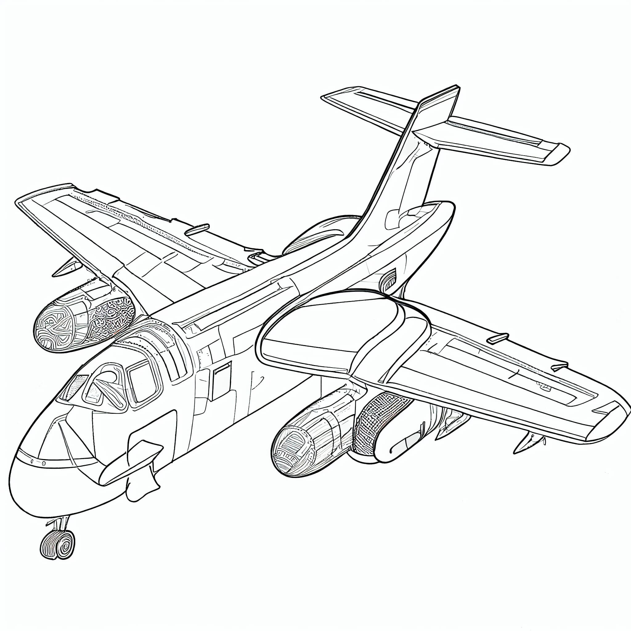 40 Airplane Coloring Pages: Free Printable Images - Eggradients regarding Free Planes Printables