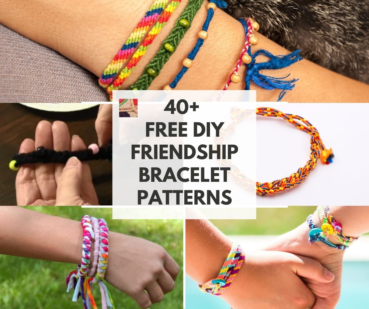 40+ Free Diy Friendship Bracelet Patterns | Needlepointers within Free Printable Friendship Bracelet Patterns