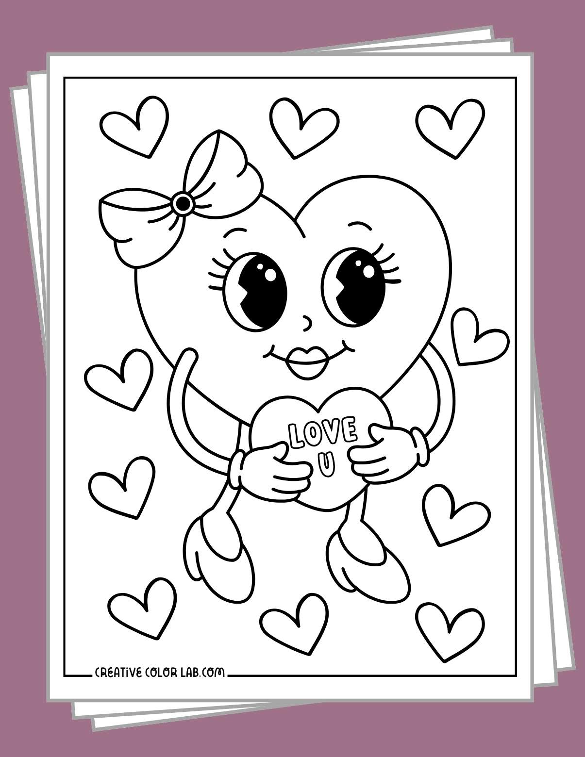 45 Heart Coloring Pages | Free Pdf Printables within Free Printable Heart Coloring Pages