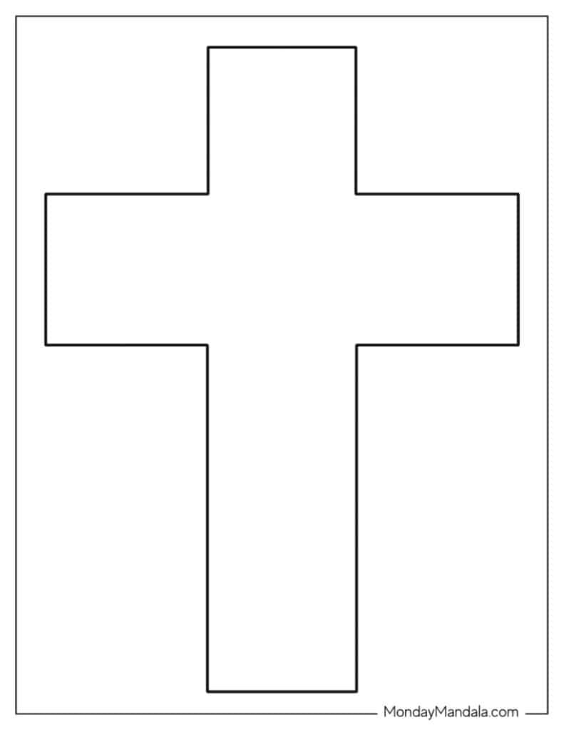 48 Cross Templates (Free Pdf Printables) inside Free Printable Cross