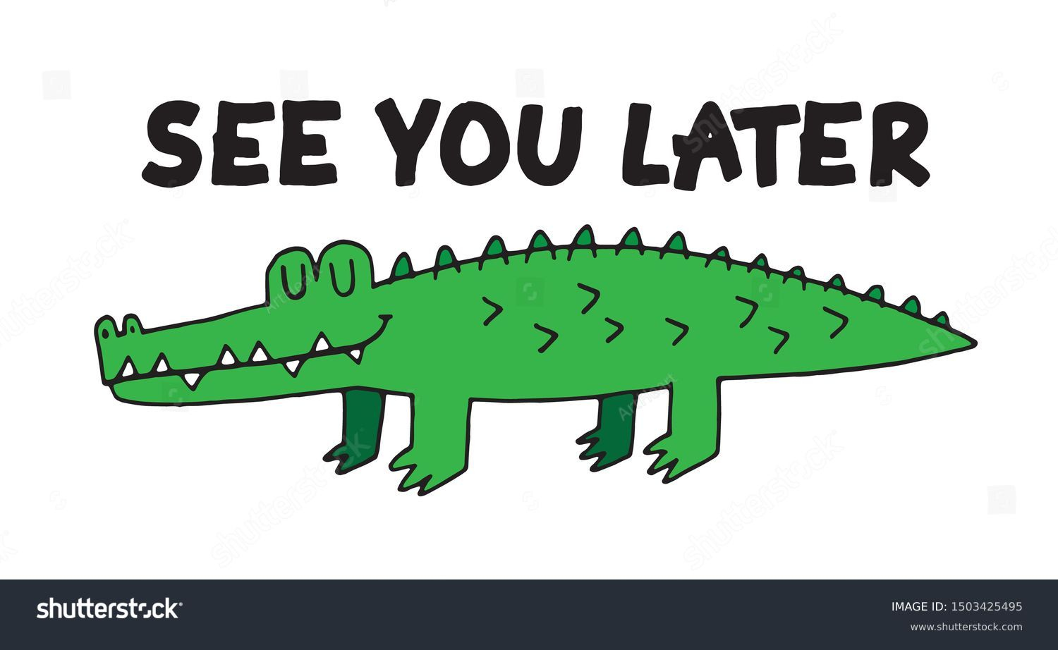 49 See You Later Alligator Images, Stock Photos, 3D Objects in See You Later Alligator Free Printable