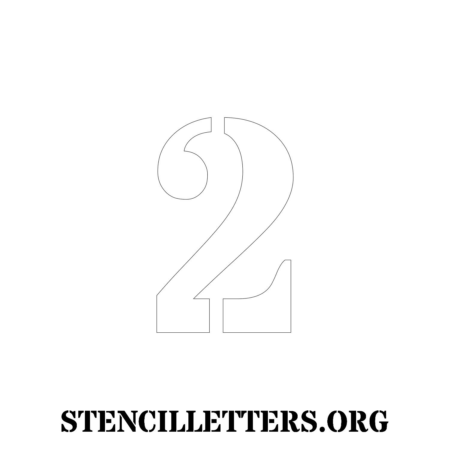 5 Inch Free Printable Individual 279 Bold Number Stencils regarding Free Printable 5 Inch Number Stencils