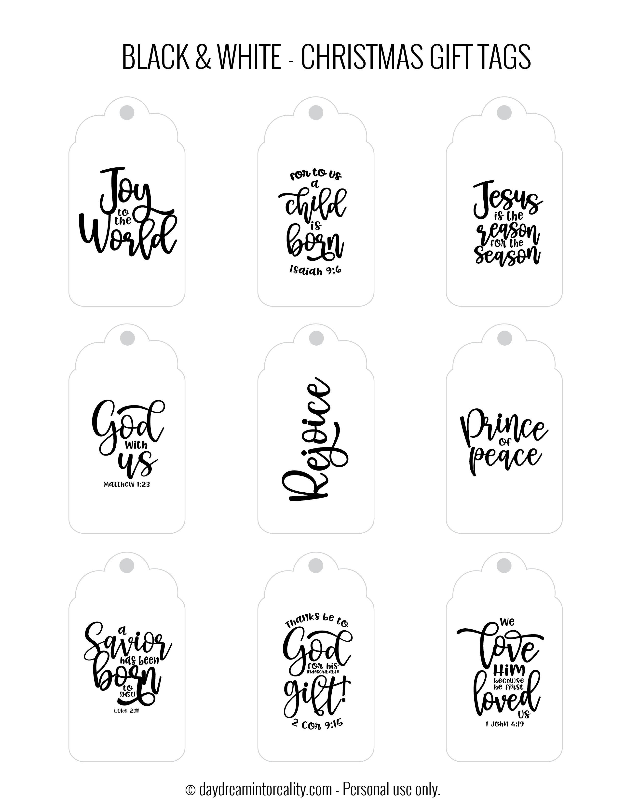 50+ Free Printable Christmas Gift Tags (Also Blank Templates throughout Free Printable Christian Christmas Gift Tags