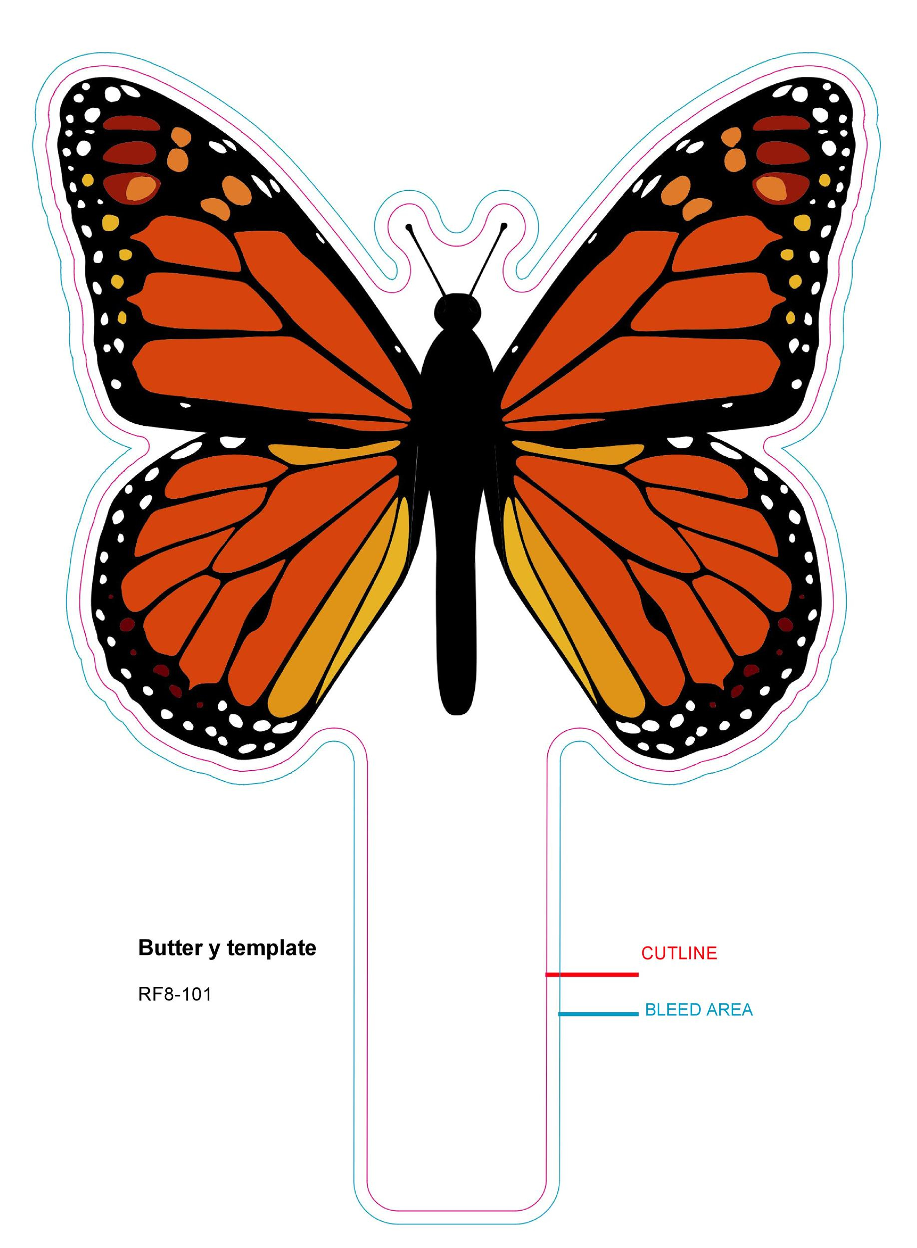 50 Printable &amp;amp; Cut Out Butterfly Templates 🦋 ᐅ Templatelab for Free Printable Butterfly Pictures