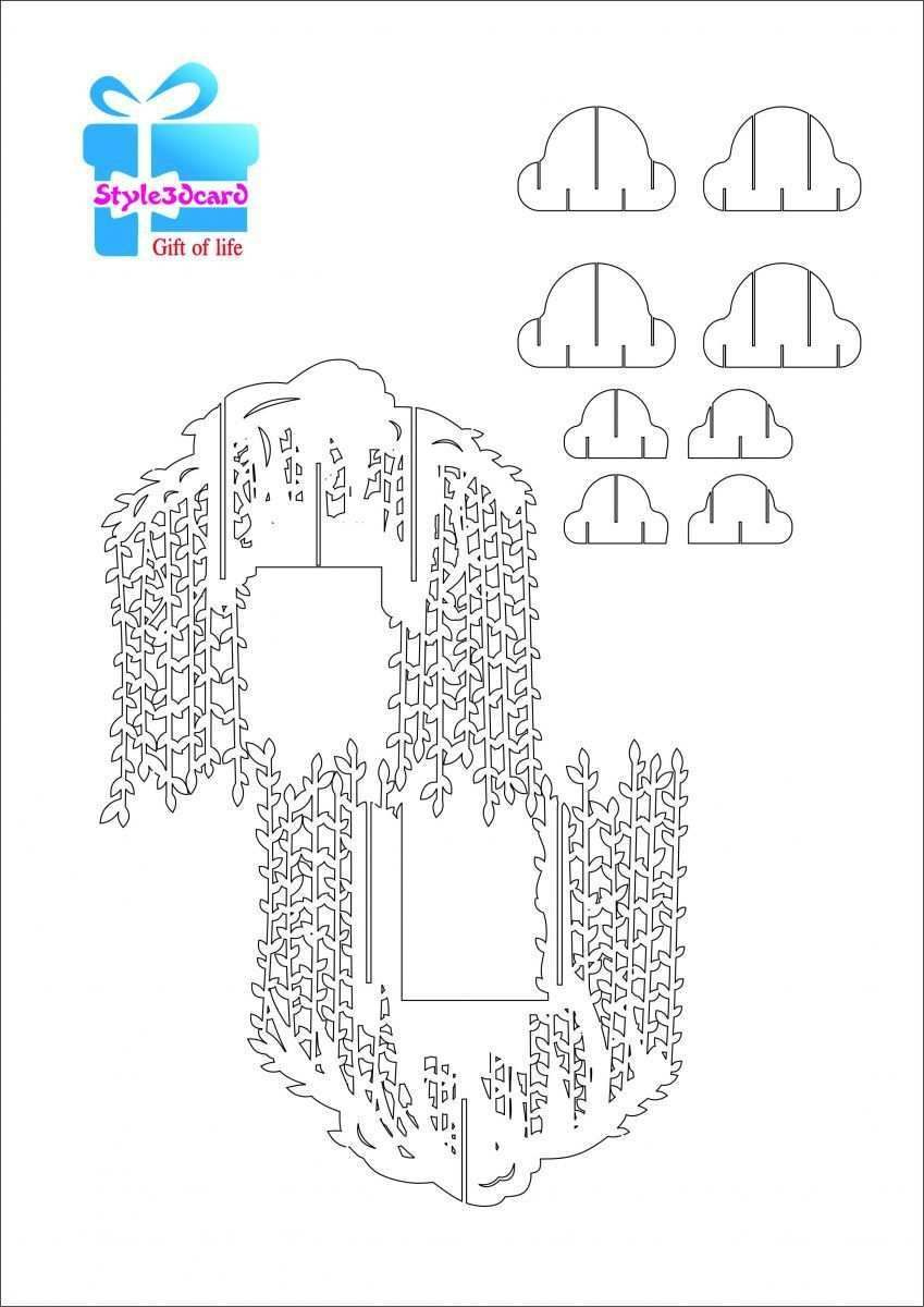 51 Free Pop Up Card Templates Tree Download with Free Printable Pop Up Card Templates