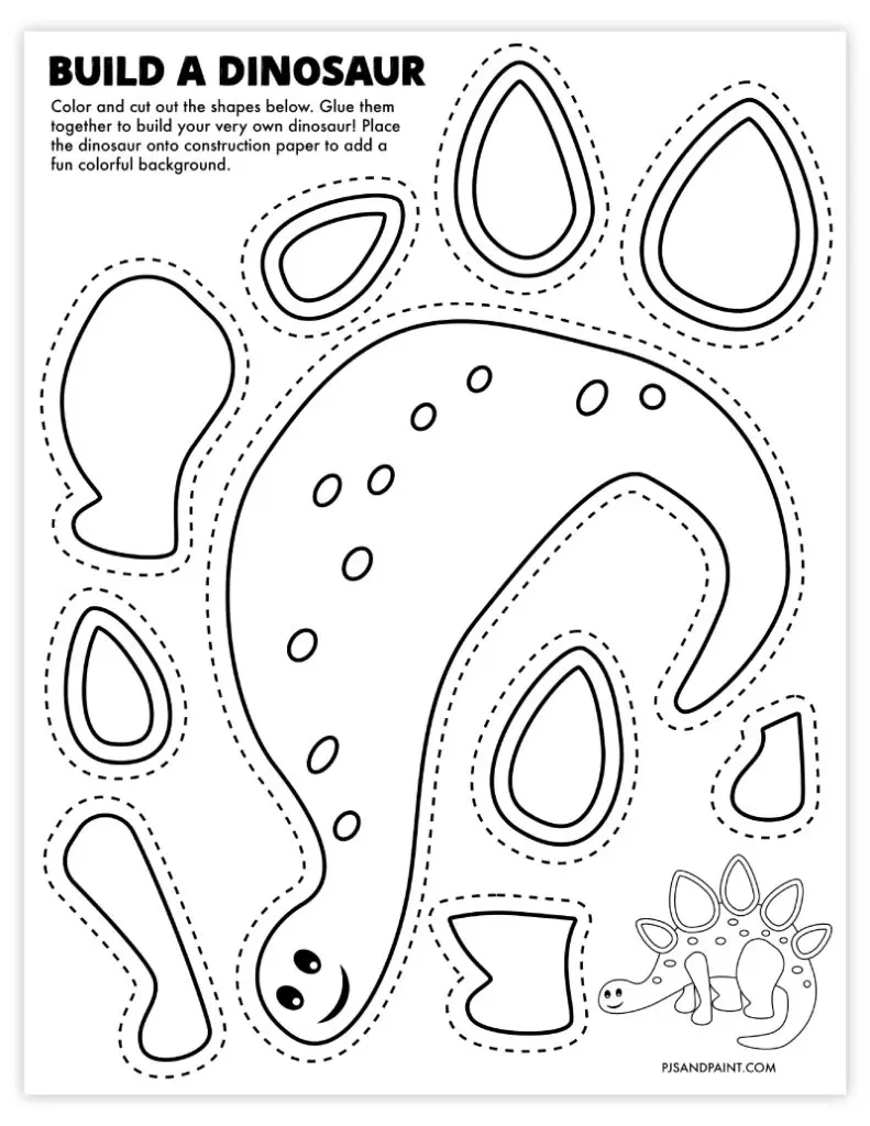 60 Free Printable &amp;quot;Build Your Own&amp;quot; Crafts - Pjs And Paint regarding Free Printable Crafts