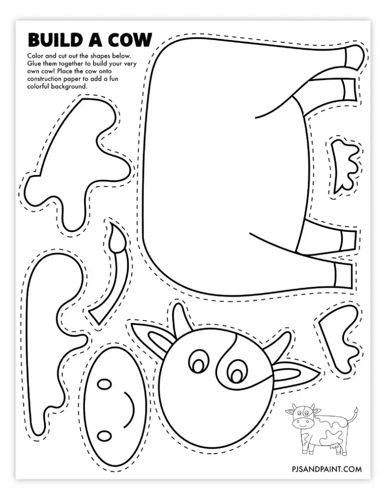 60 Free Printable &amp;quot;Build Your Own&amp;quot; Crafts - Pjs And Paint throughout Free Printable Craft Activities