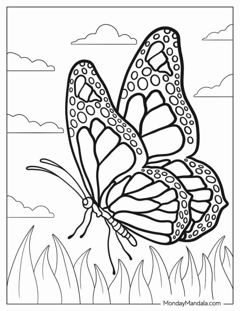 62 Butterfly Coloring Pages (Free Pdf Printables) pertaining to Free Printable Butterfly Coloring Pages