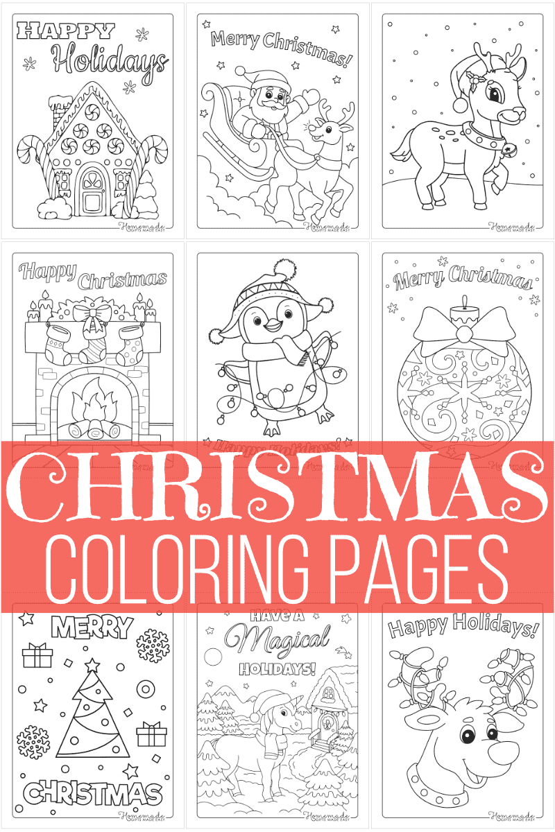 650+ Free Christmas Coloring Pages For Kids &amp;amp; Adults throughout Free Printable Christmas Pictures