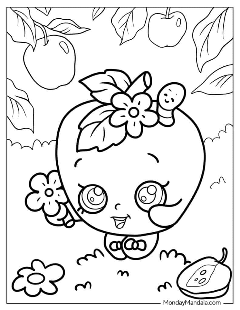 66 Shopkins Coloring Pages (Free Pdf Printables) pertaining to Shopkins Coloring Pages Free Printable