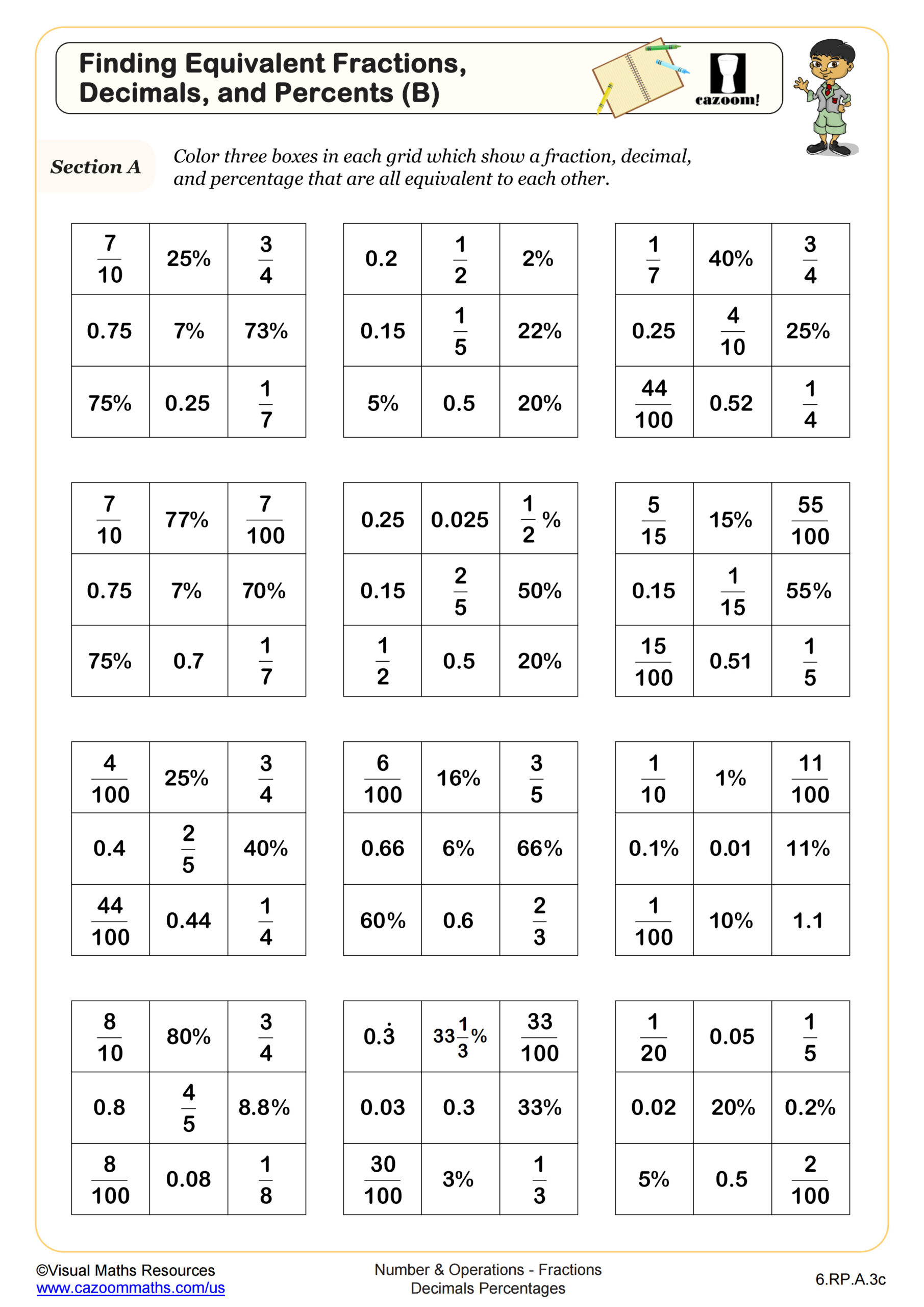 6Th Grade Math Worksheets | Printable Pdf Worksheets pertaining to Free Printable Math Worksheets For 6Th Grade