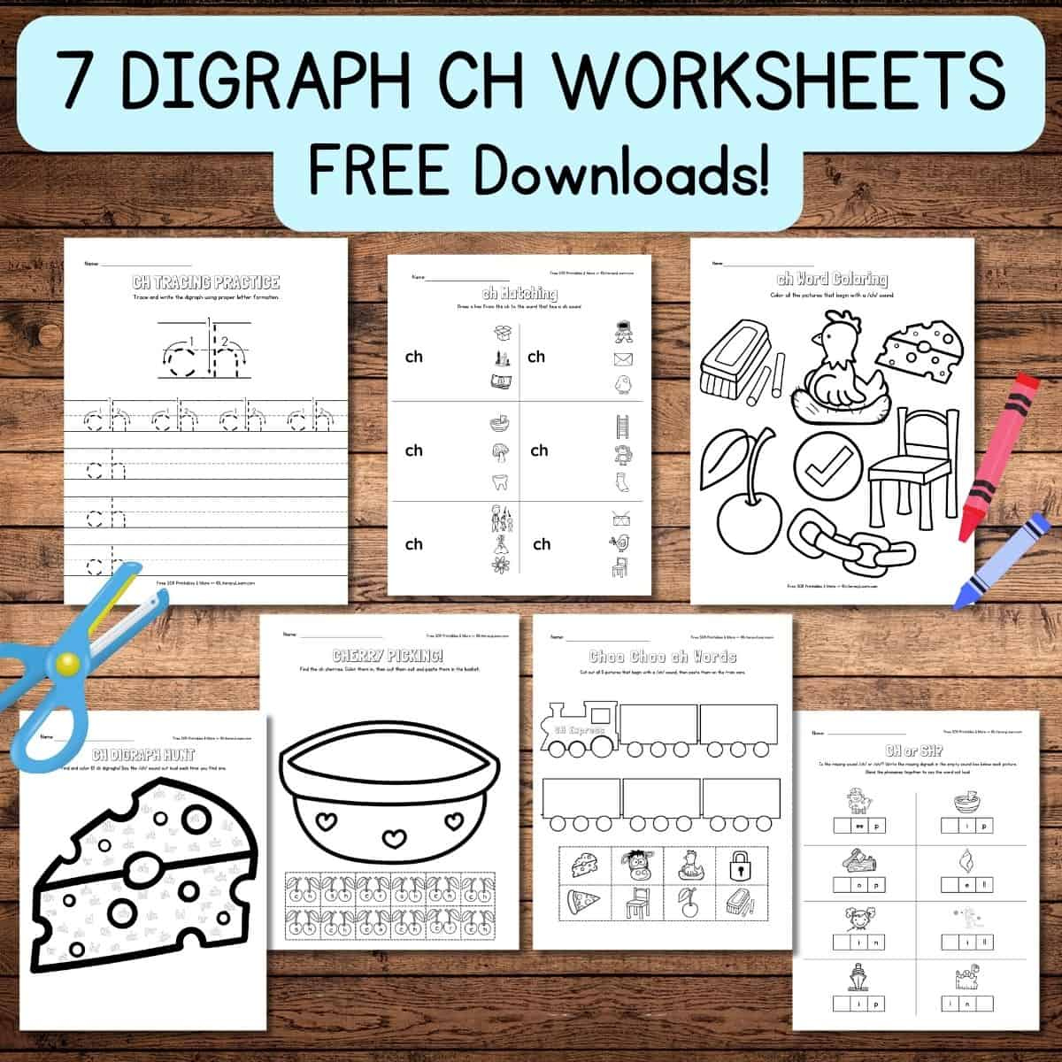 7 Free Ch Worksheets For Digraph Learning - Literacy Learn throughout Free Printable Ch Digraph Worksheets