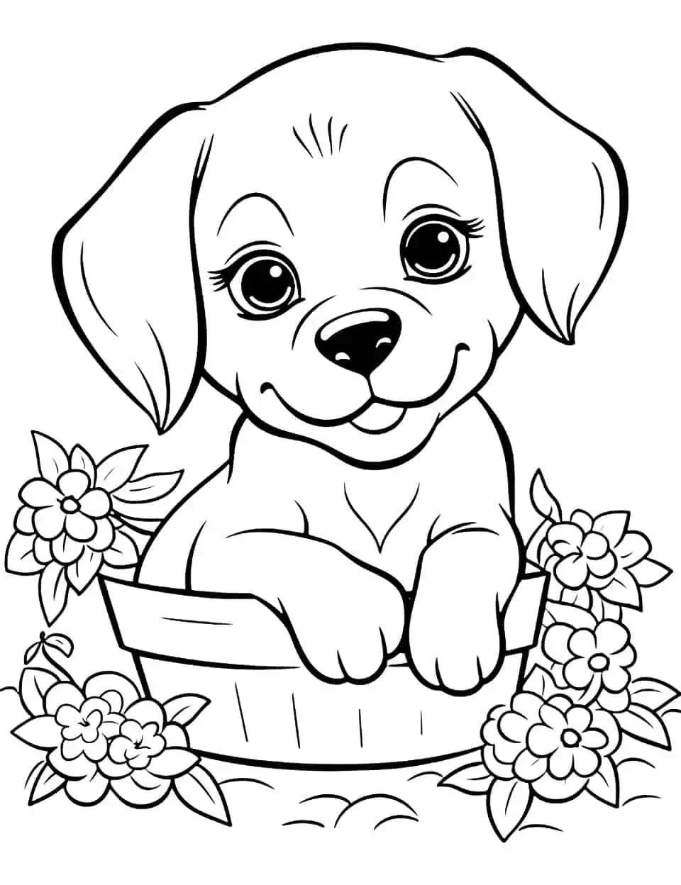 75 Dog Coloring Pages: Free Printable Sheets regarding Free Printable Dog Coloring Pages