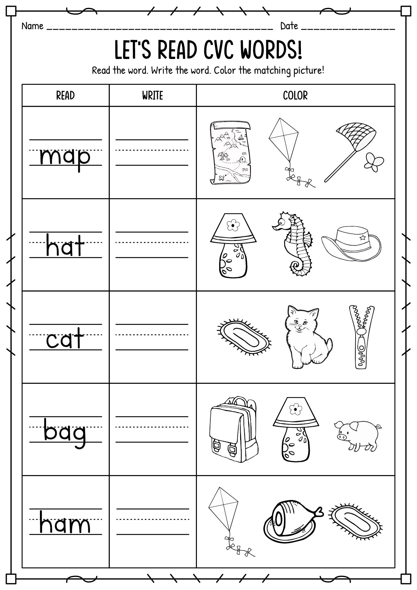 8 Kindergarten Language Arts Worksheets - Free Pdf At Worksheeto intended for Free Printable Language Arts Worksheets For Kindergarten
