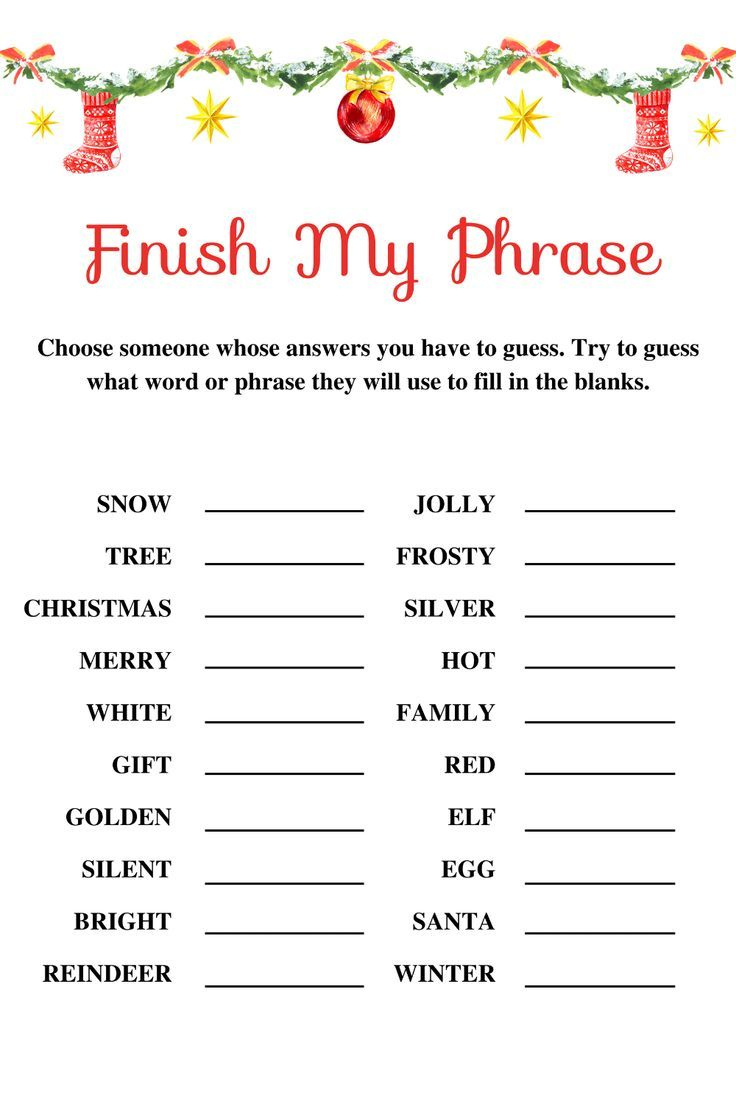 8 Printable Christmas Games, Printable Xmas Game Pack, Holiday with regard to Free Printable Christmas Games for Family Gatherings