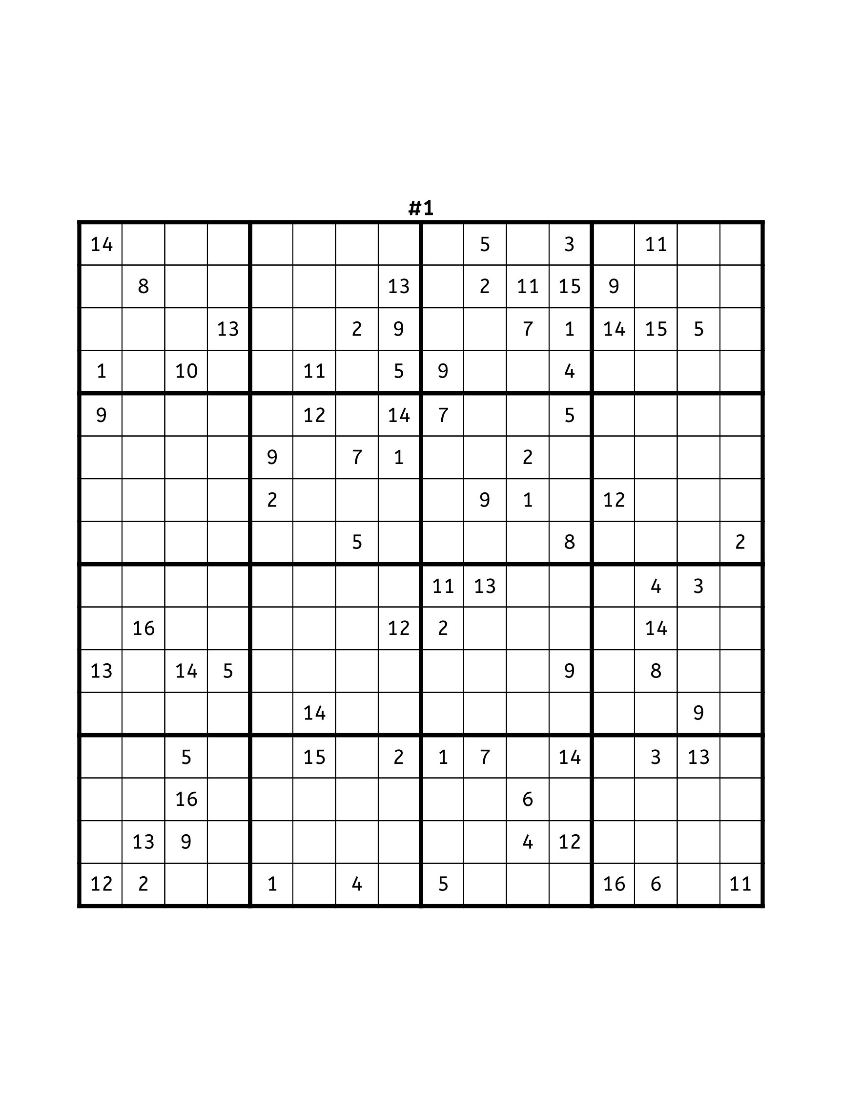 80 16X16 Sudoku Puzzles 8,5X11 Amazon Kdp Template Book pertaining to Free Printable Super Challenger Sudoku