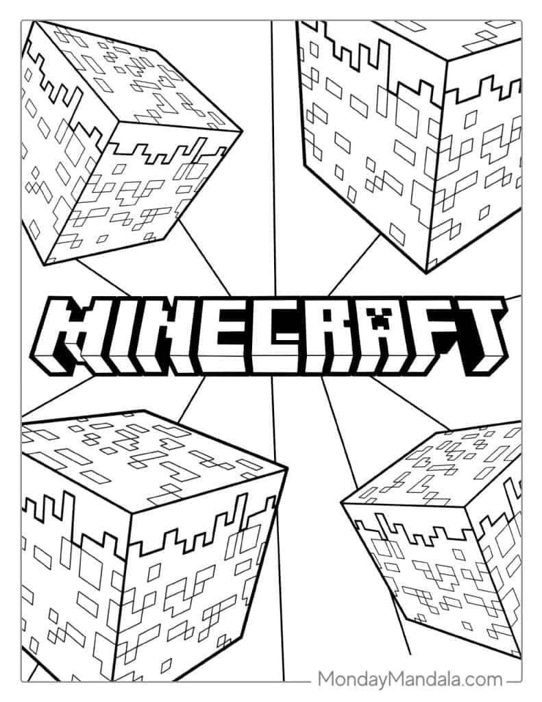 80 Minecraft Coloring Pages (Free Pdf Printables) within Free Printable Minecraft Activity Pages