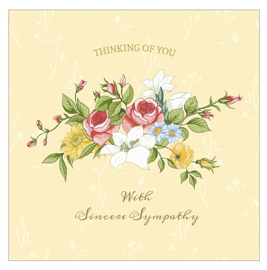 9 Free, Printable Condolence And Sympathy Cards with Free Printable Sympathy Cards