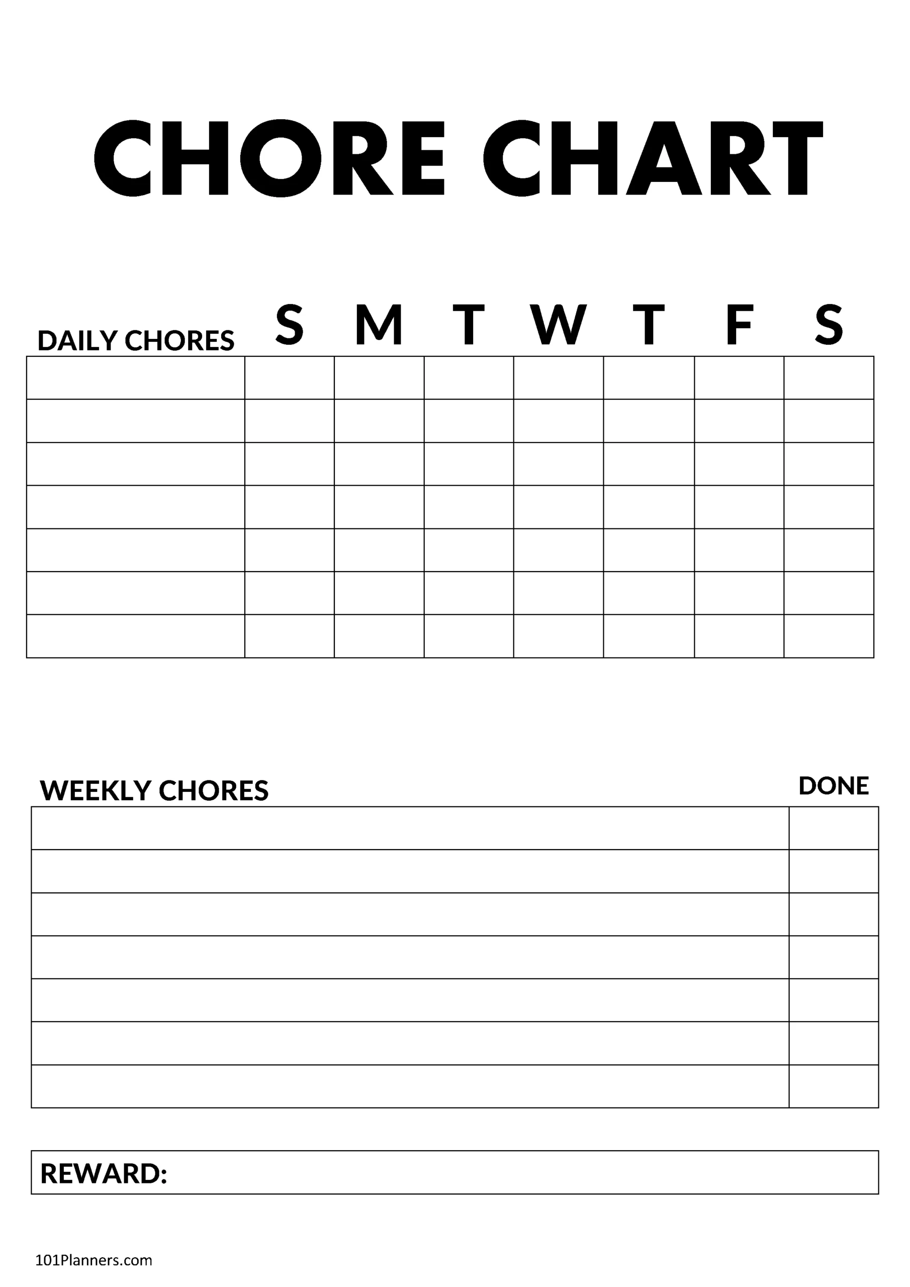 A List Of Chores For Teenagers With Free Chore Charts pertaining to Free Printable Teenage Chore Chart